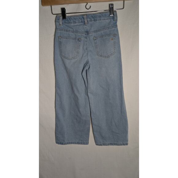 Jessica Simpson Girls Olivia Wide Leg Jeans Sz 7Adjustable waist Light Wash Y2K - Picture 5 of 8